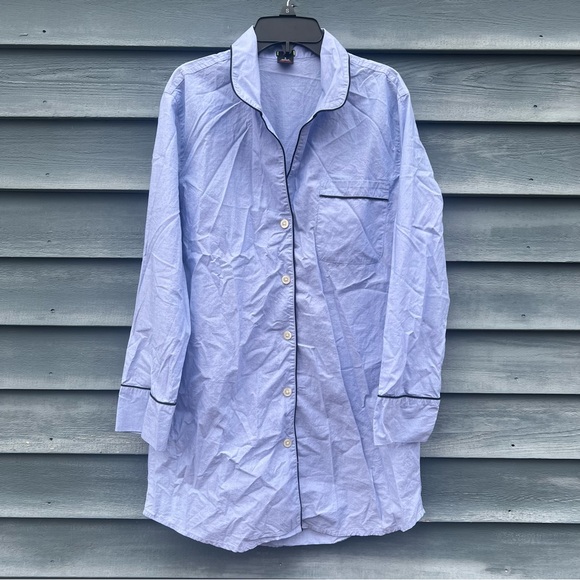 J. Crew Other - Women’s J Crew Button Down Pajama Shirt Long Sleeves Size Small